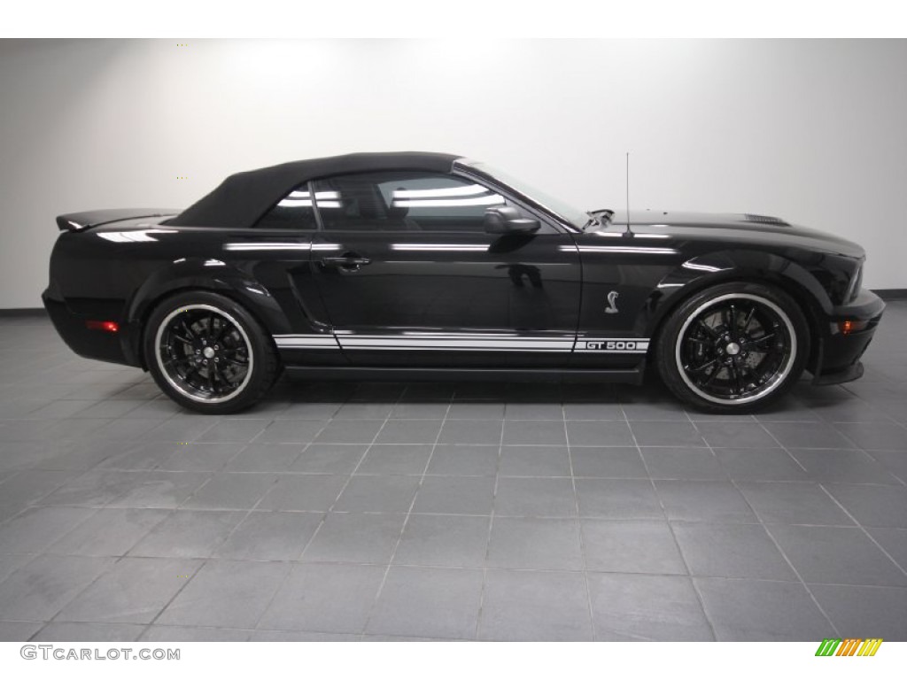 Black 2008 Ford Mustang Shelby GT500 Convertible Exterior Photo #59539904