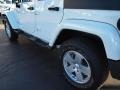 2010 Stone White Jeep Wrangler Unlimited Sahara 4x4  photo #4