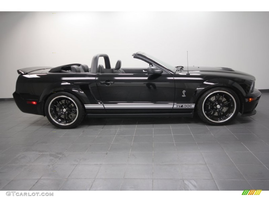 Black 2008 Ford Mustang Shelby GT500 Convertible Exterior Photo #59539971
