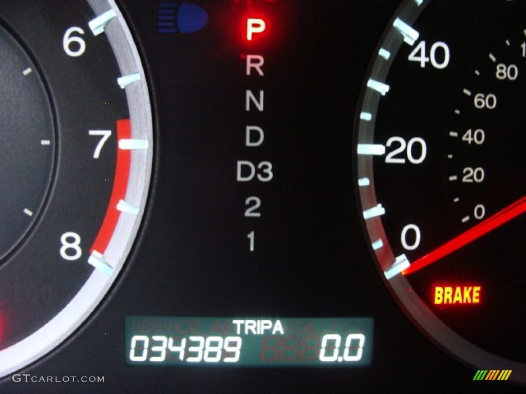 2009 Accord EX V6 Sedan - Crystal Black Pearl / Black photo #11