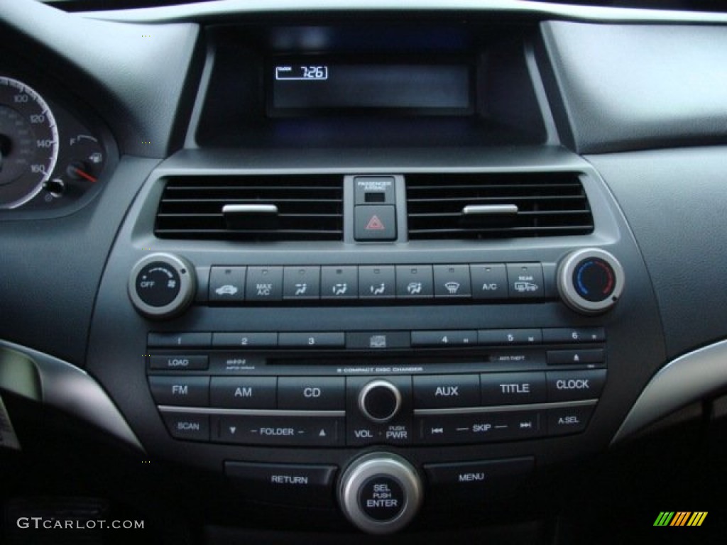 2009 Accord EX V6 Sedan - Crystal Black Pearl / Black photo #12