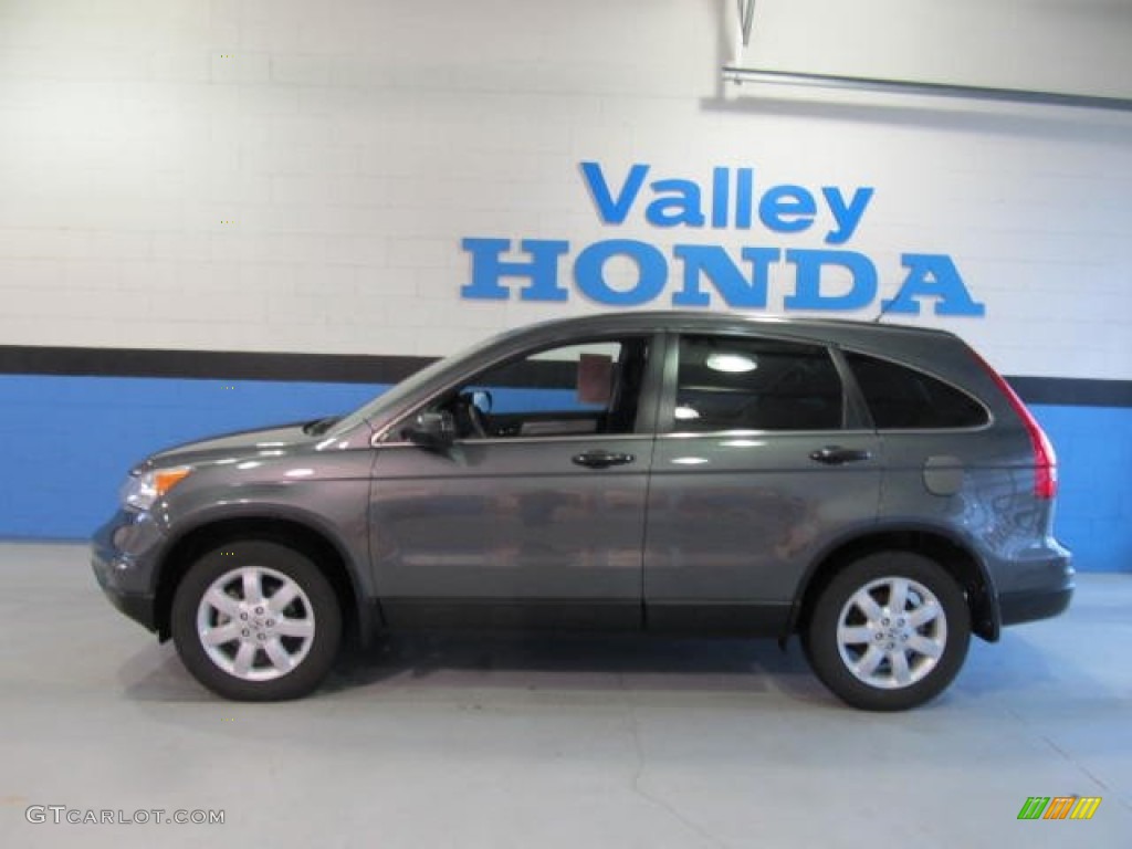 2011 CR-V SE 4WD - Polished Metal Metallic / Black photo #2