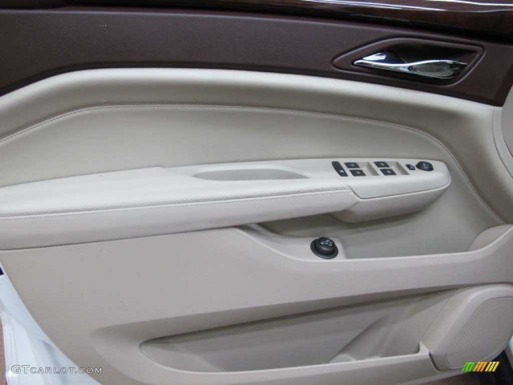 2011 Cadillac SRX 4 V6 Turbo AWD Shale/Brownstone Door Panel Photo #59542734