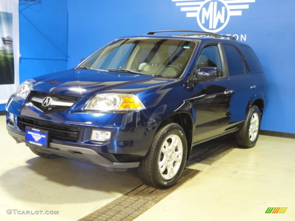 2004 MDX Touring - Midnight Blue Pearl / Quartz photo #3