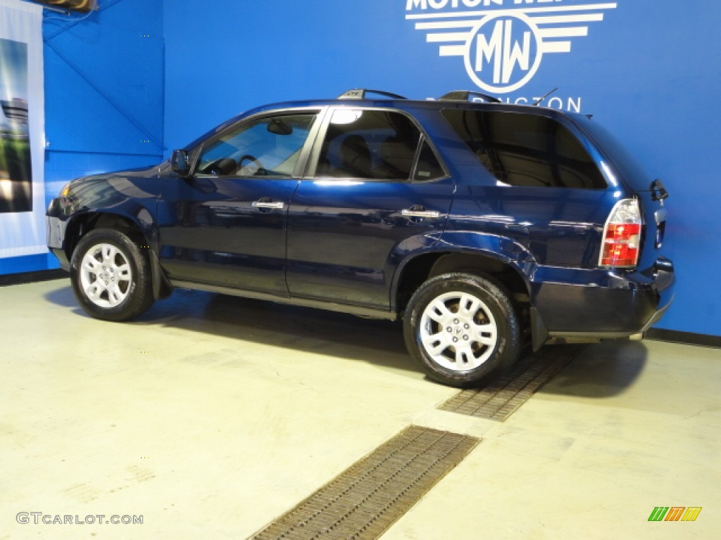 2004 MDX Touring - Midnight Blue Pearl / Quartz photo #4