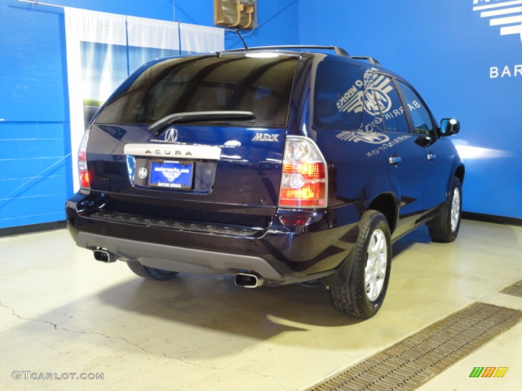 2004 MDX Touring - Midnight Blue Pearl / Quartz photo #5