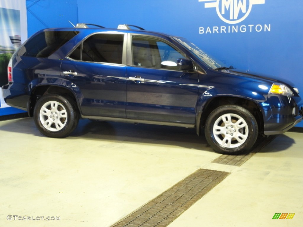2004 MDX Touring - Midnight Blue Pearl / Quartz photo #8