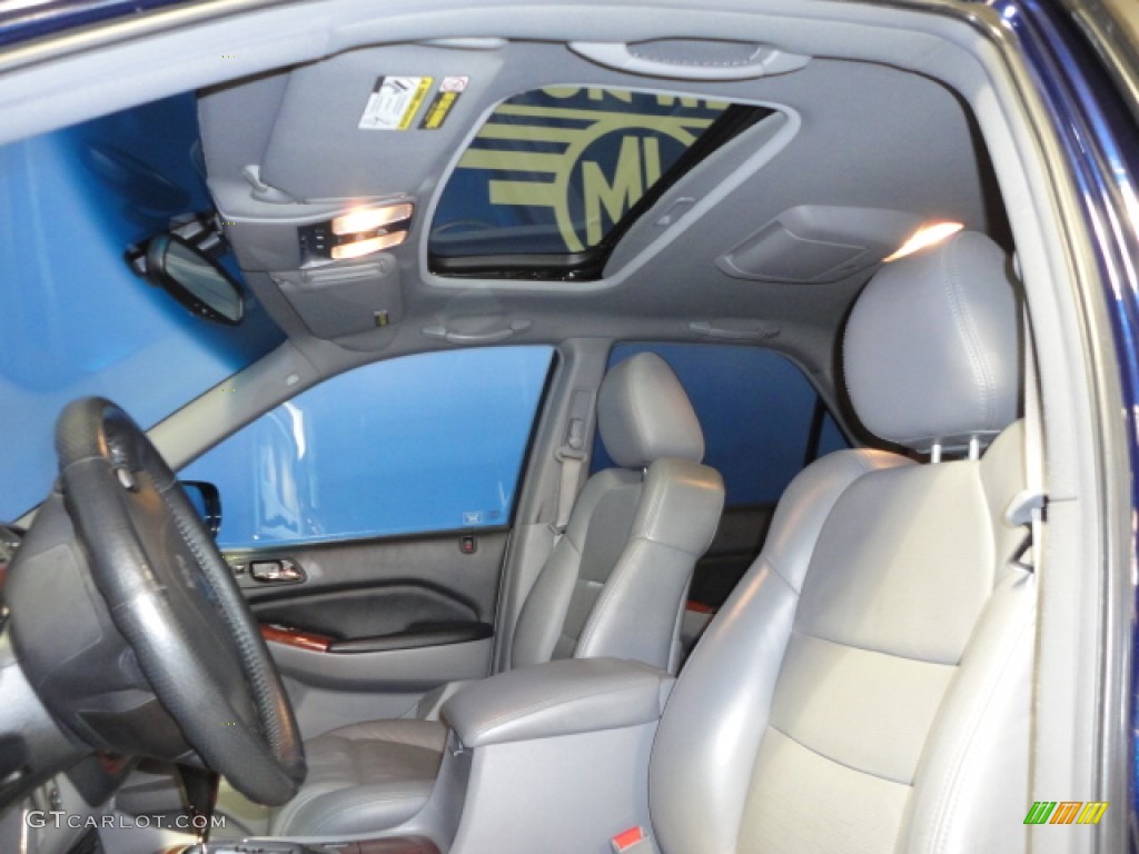 2004 MDX Touring - Midnight Blue Pearl / Quartz photo #11