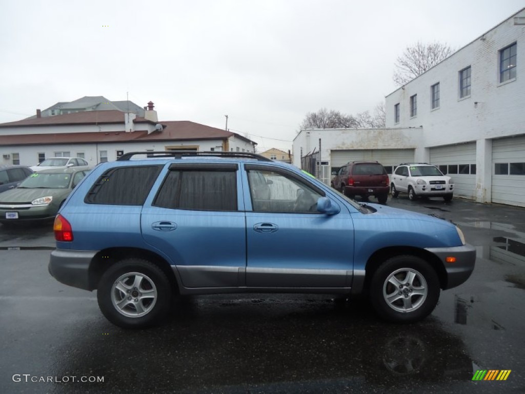 2004 Santa Fe GLS 4WD - Arctic Blue / Gray photo #4