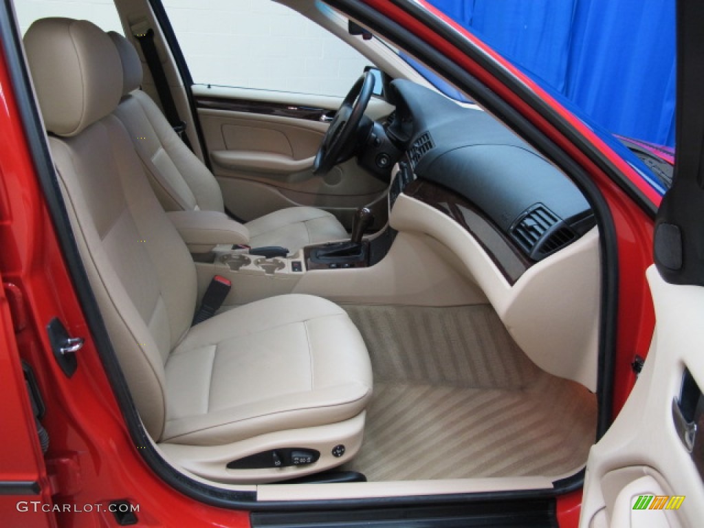 2005 3 Series 325i Sedan - Electric Red / Sand photo #21