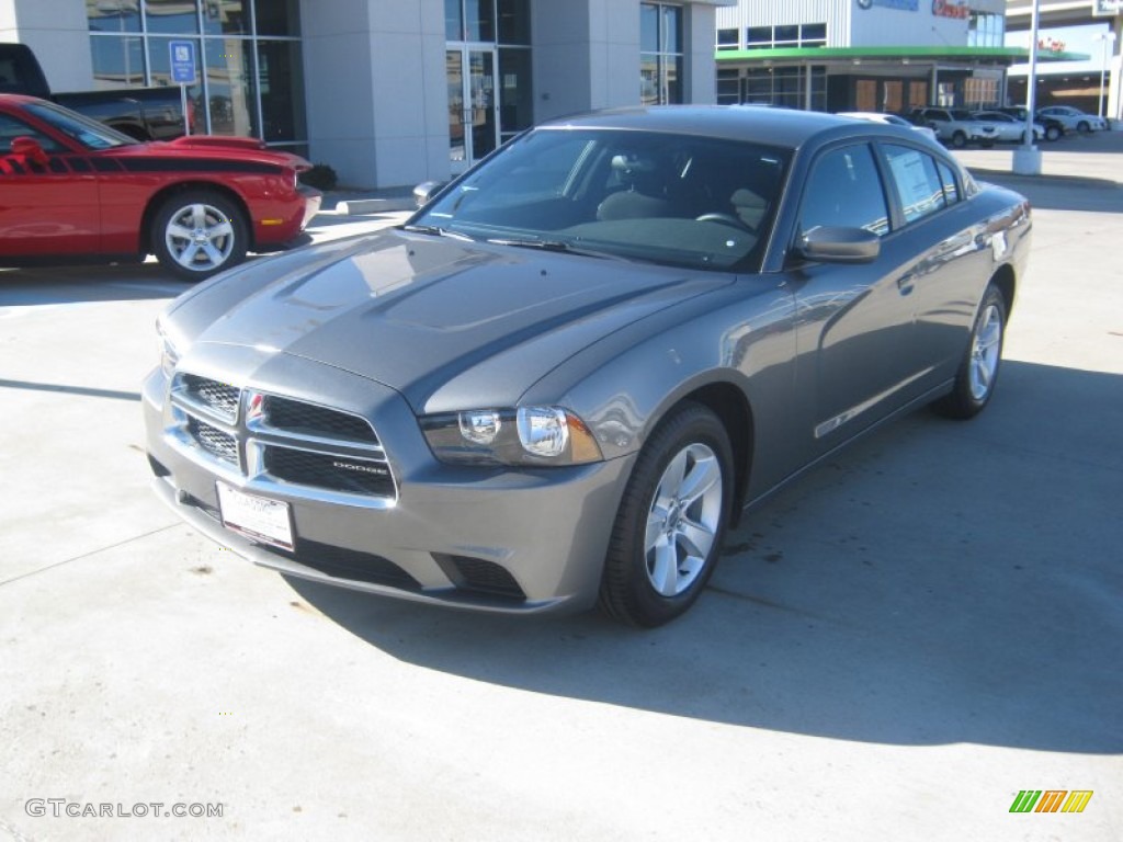 2012 Charger SE - Tungsten Metallic / Black photo #1