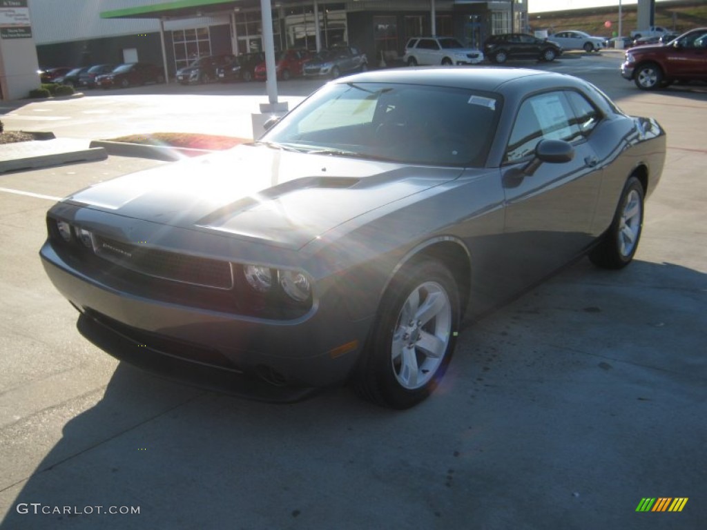 2012 Challenger SXT - Tungsten Metallic / Dark Slate Gray photo #1