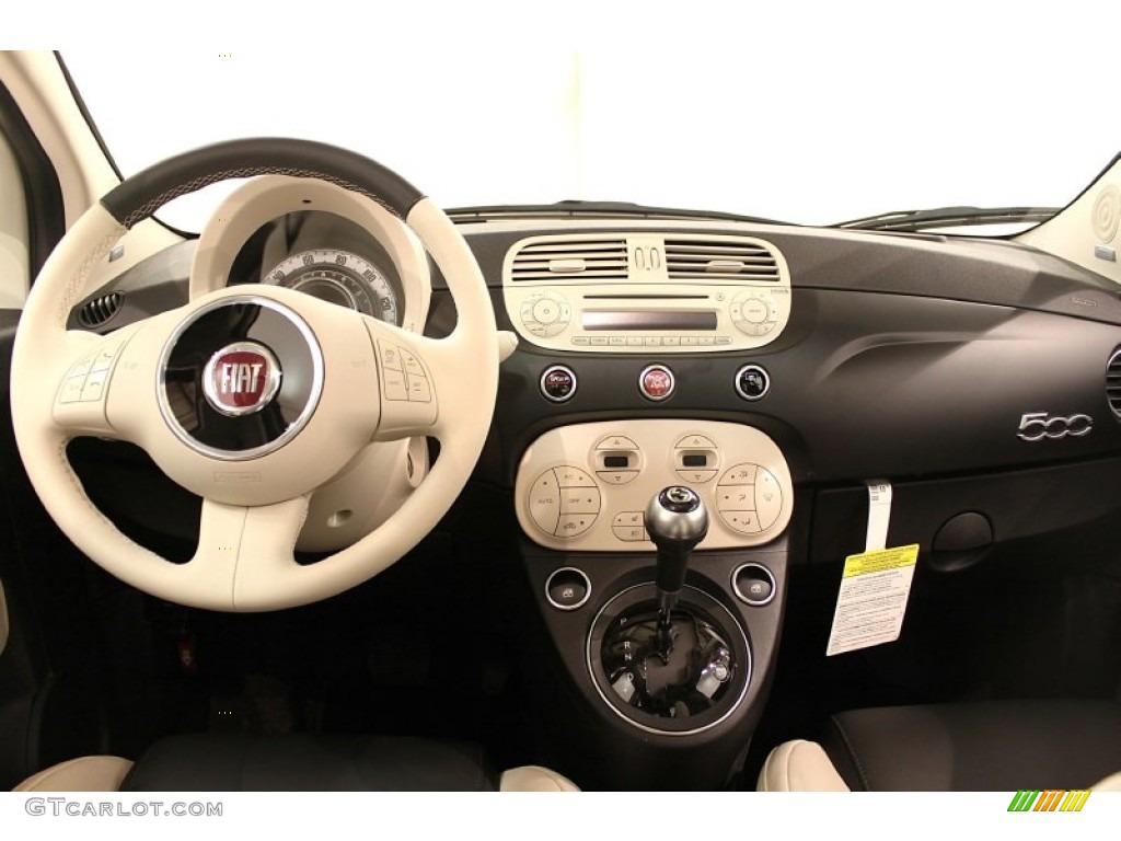 2012 Fiat 500 Gucci 500 by Gucci Nero (Black) Dashboard Photo #59544731