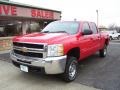 2008 Victory Red Chevrolet Silverado 2500HD LT Crew Cab 4x4  photo #2