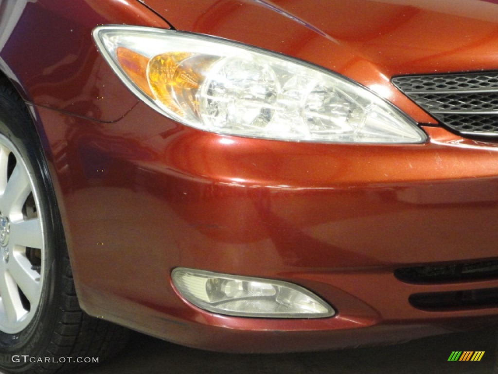 2003 Camry XLE V6 - Salsa Red Pearl / Stone photo #2