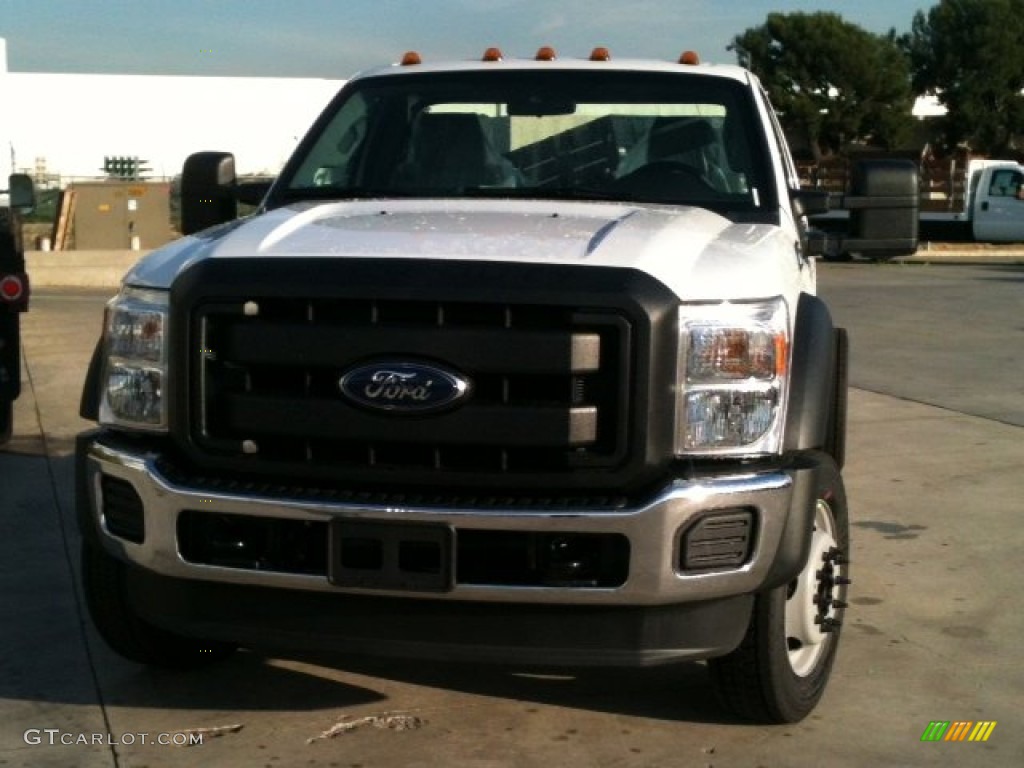 Oxford White 2012 Ford F550 Super Duty XL Regular Cab Chassis Exterior Photo #59545869