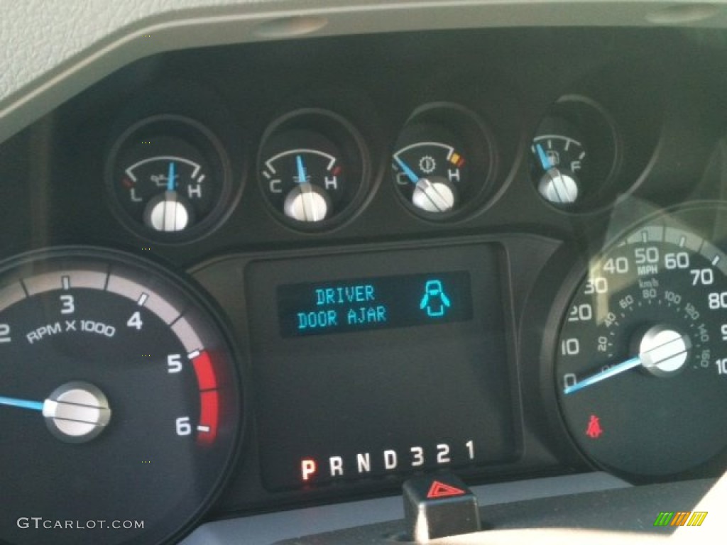 2012 Ford F550 Super Duty XL Regular Cab Chassis Gauges Photo #59545887