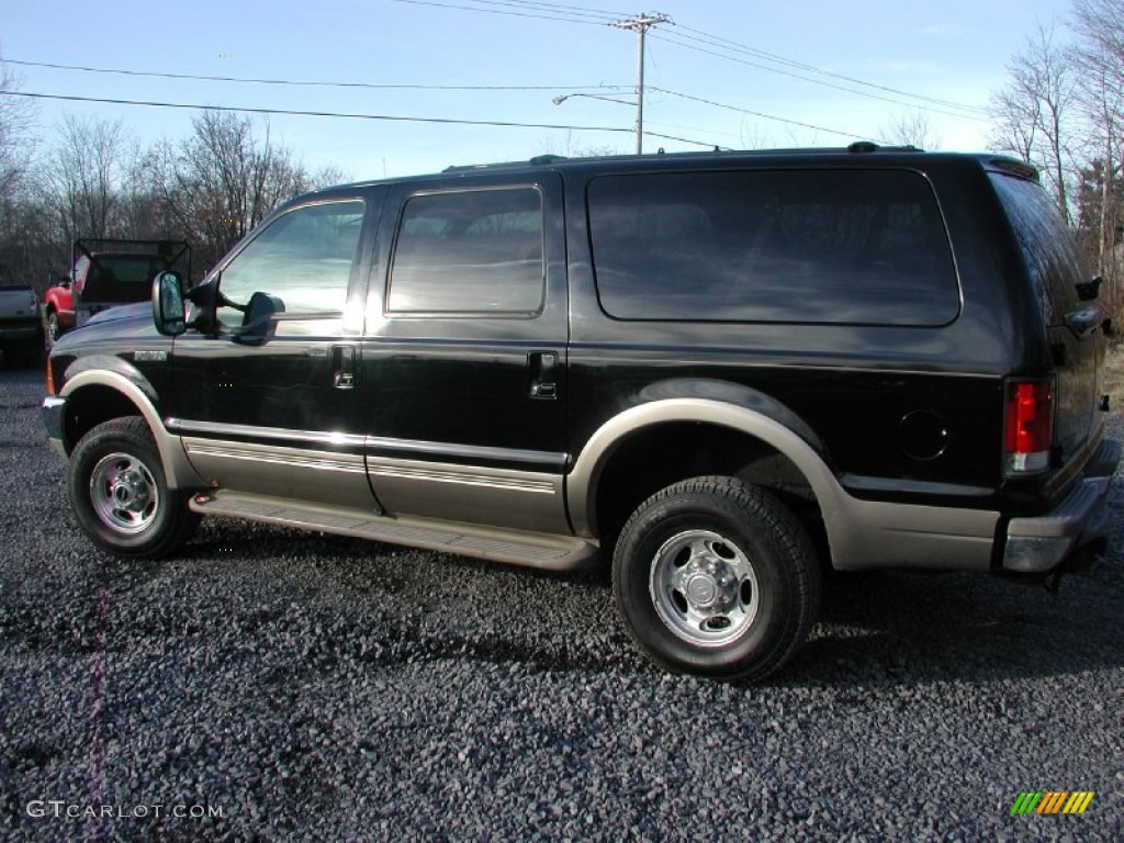 2000 Excursion Limited 4x4 - Black / Medium Parchment photo #4