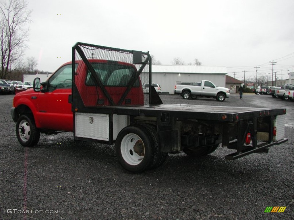 2000 F550 Super Duty XL Regular Cab 4x4 Dump Truck - Red / Medium Graphite photo #6