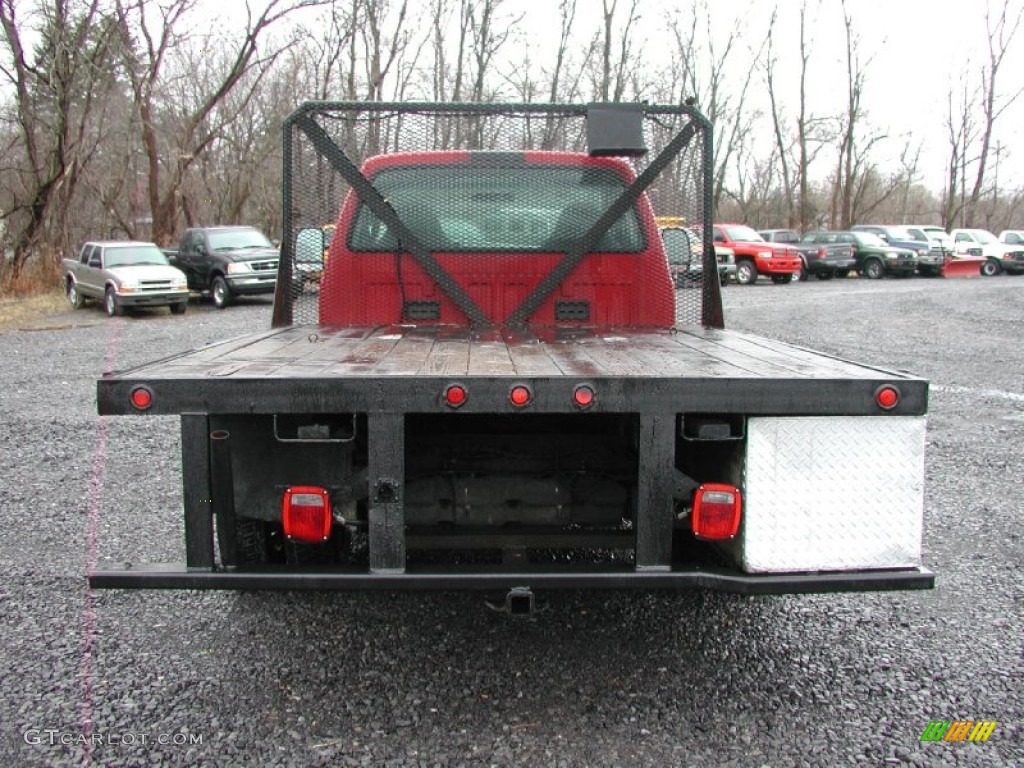 2000 F550 Super Duty XL Regular Cab 4x4 Dump Truck - Red / Medium Graphite photo #8