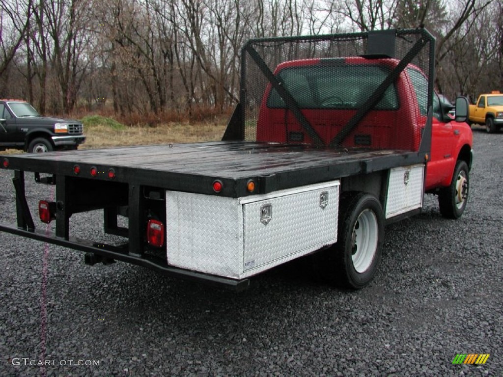 2000 F550 Super Duty XL Regular Cab 4x4 Dump Truck - Red / Medium Graphite photo #9