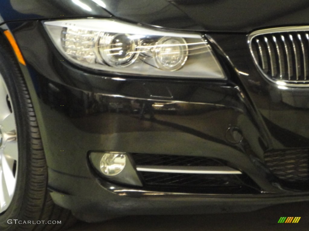 2010 3 Series 335i xDrive Sedan - Jet Black / Black photo #2