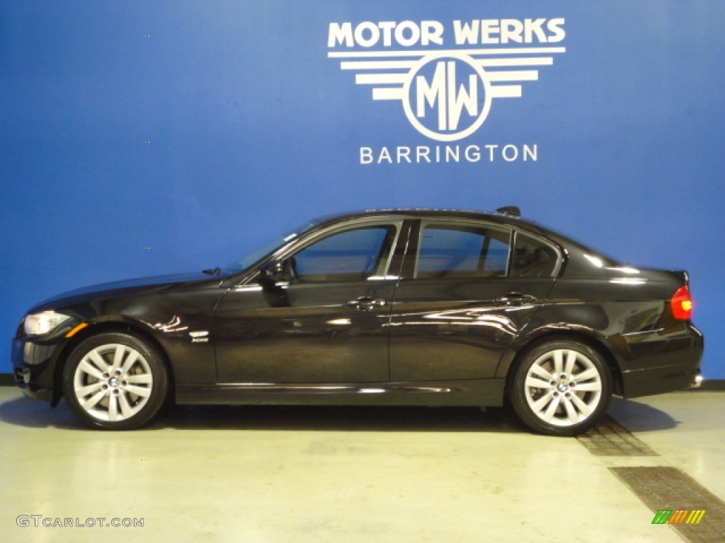 2010 3 Series 335i xDrive Sedan - Jet Black / Black photo #5