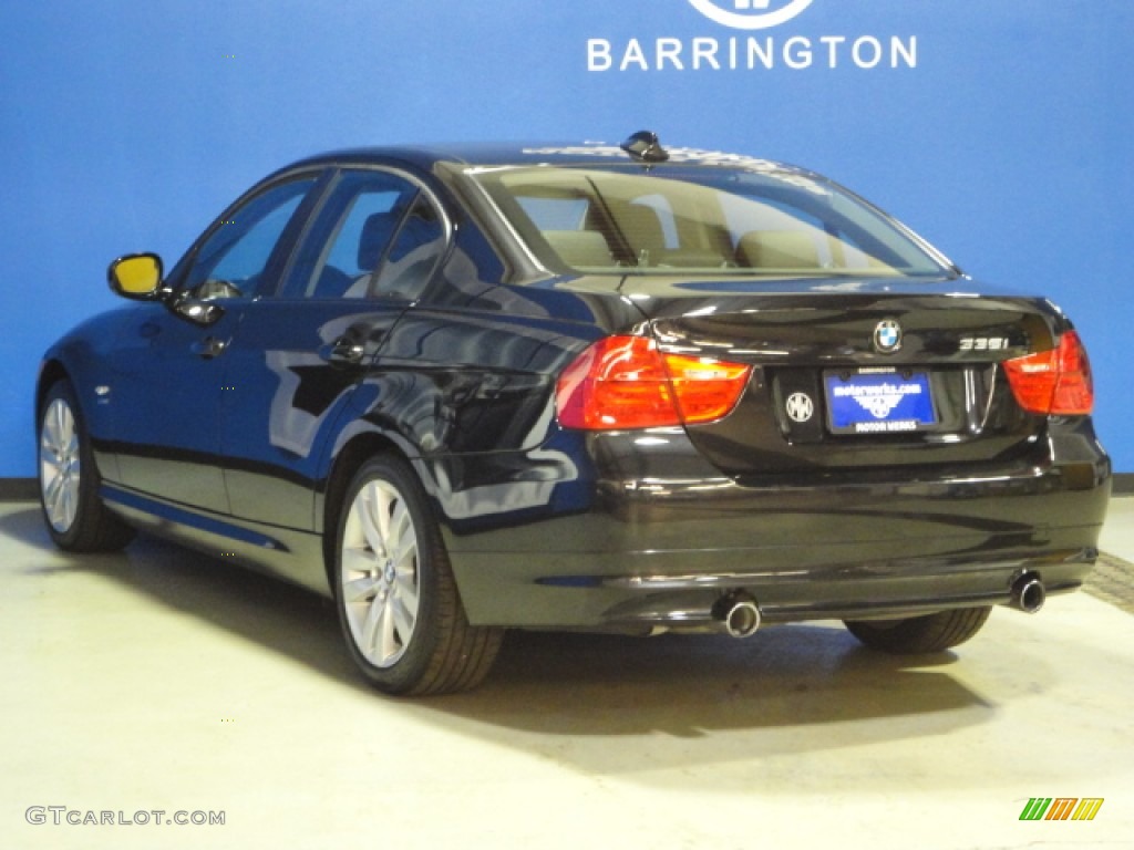 2010 3 Series 335i xDrive Sedan - Jet Black / Black photo #6