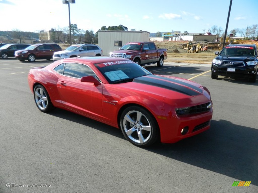 2011 Camaro LT/RS Coupe - Victory Red / Black photo #7