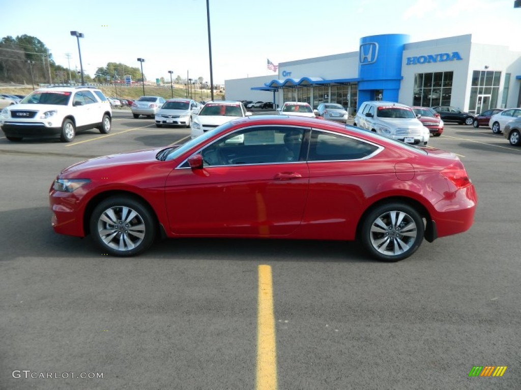 2012 Accord EX-L Coupe - San Marino Red / Black photo #2