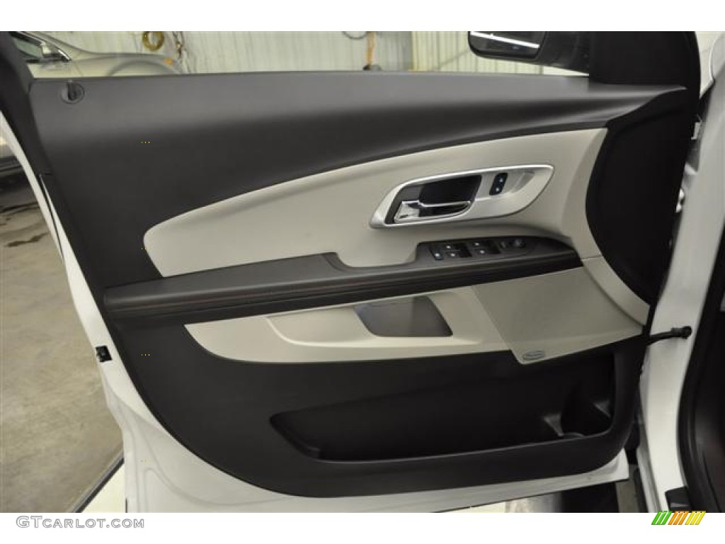 2012 Chevrolet Equinox LTZ AWD Light Titanium/Jet Black Door Panel Photo #59547660