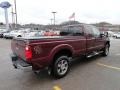 2011 Royal Red Metallic Ford F250 Super Duty Lariat SuperCab 4x4  photo #4