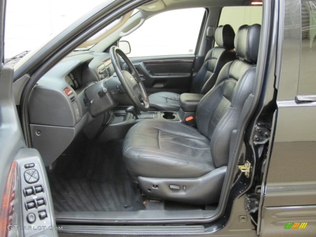2004 Grand Cherokee Limited 4x4 - Graphite Metallic / Dark Slate Gray photo #17