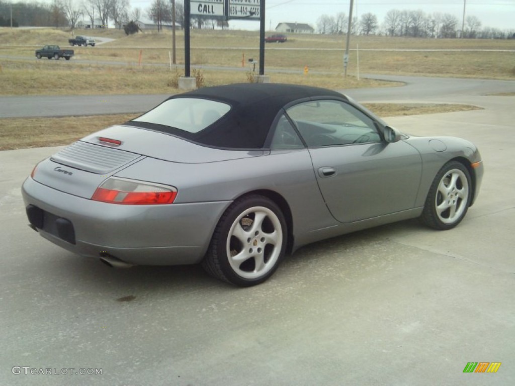 Seal Grey Metallic 2001 Porsche 911 Carrera Cabriolet Exterior Photo #59548287