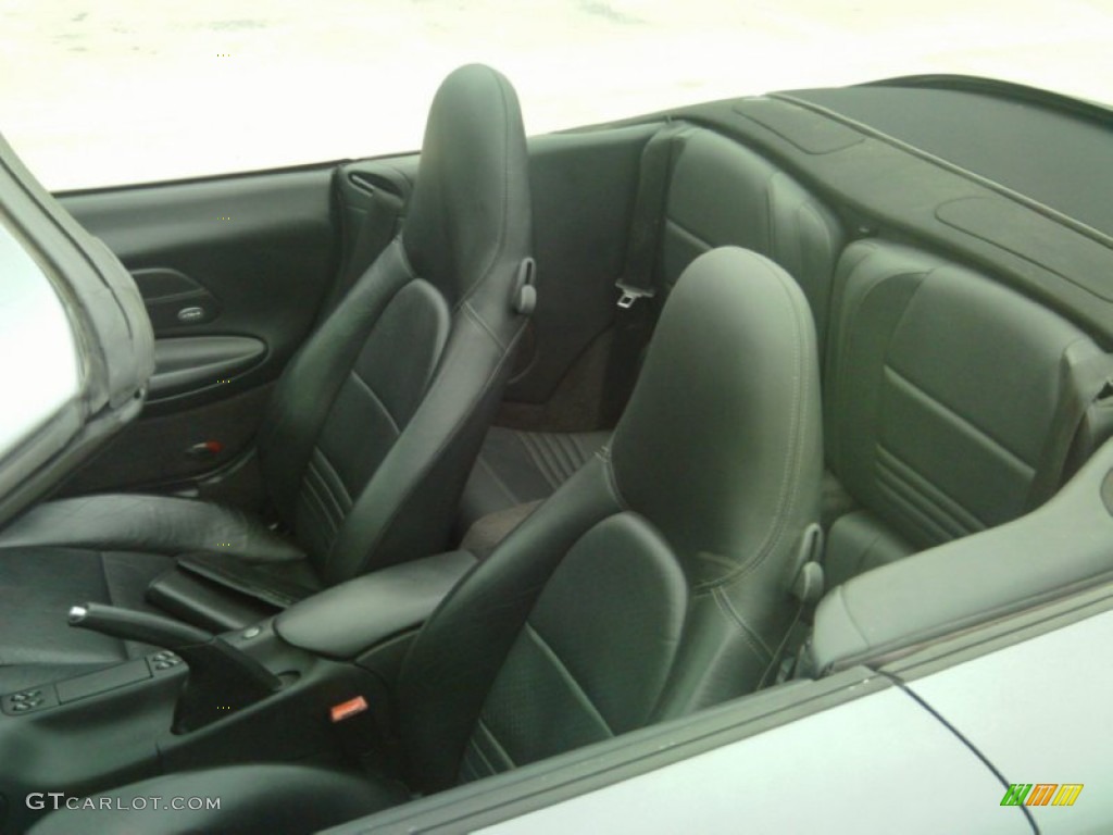 Black Interior 2001 Porsche 911 Carrera Cabriolet Photo #59548419