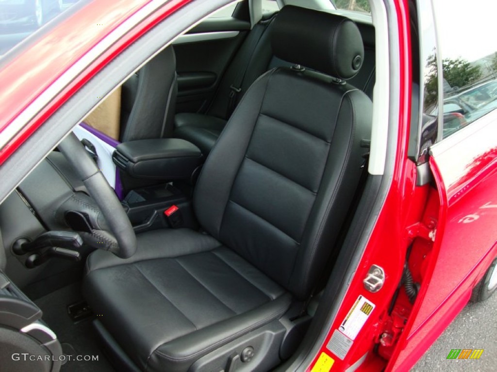 2008 A4 2.0T quattro S-Line Sedan - Brilliant Red / Black photo #17