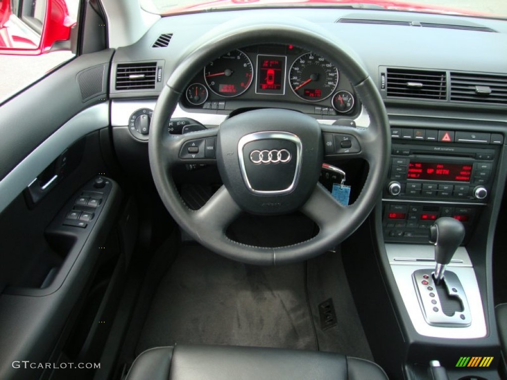 2008 A4 2.0T quattro S-Line Sedan - Brilliant Red / Black photo #26