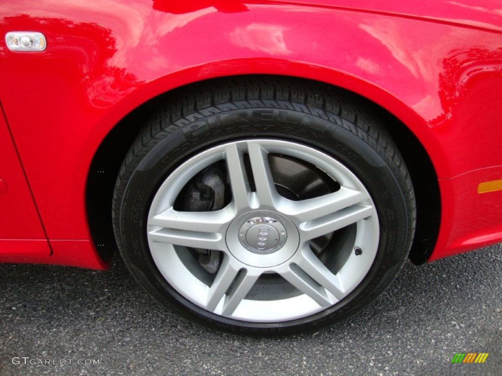 2008 A4 2.0T quattro S-Line Sedan - Brilliant Red / Black photo #29