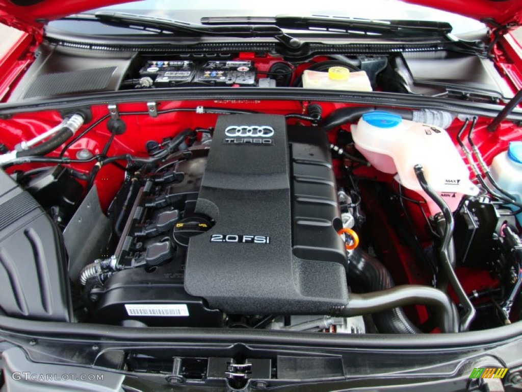 2008 A4 2.0T quattro S-Line Sedan - Brilliant Red / Black photo #30