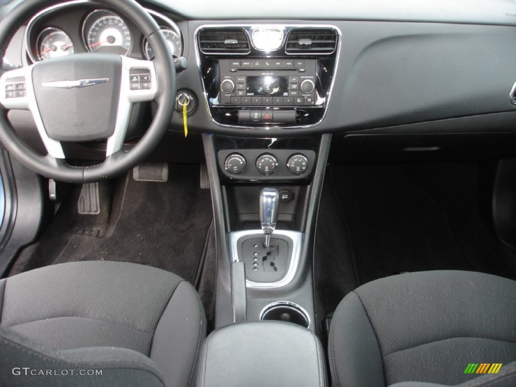 2011 Chrysler 200 Touring Black Dashboard Photo #59549442