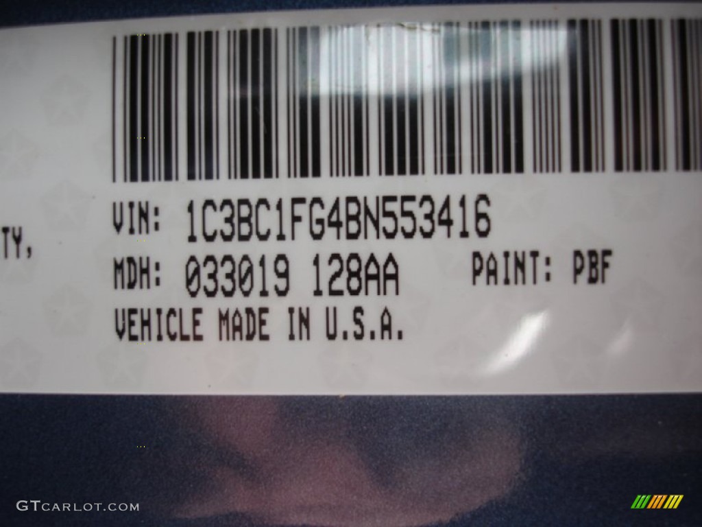 2011 200 Color Code PBF for Sapphire Crystal Metallic Photo #59549466