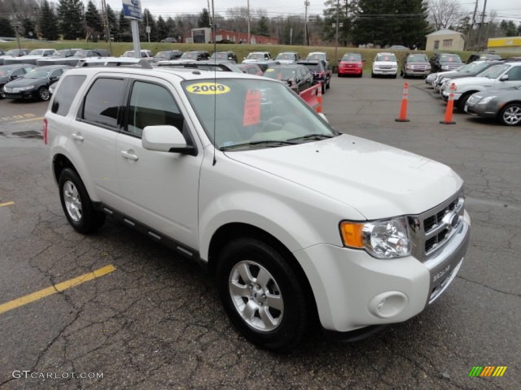 2009 Escape Limited 4WD - White Suede / Camel photo #6