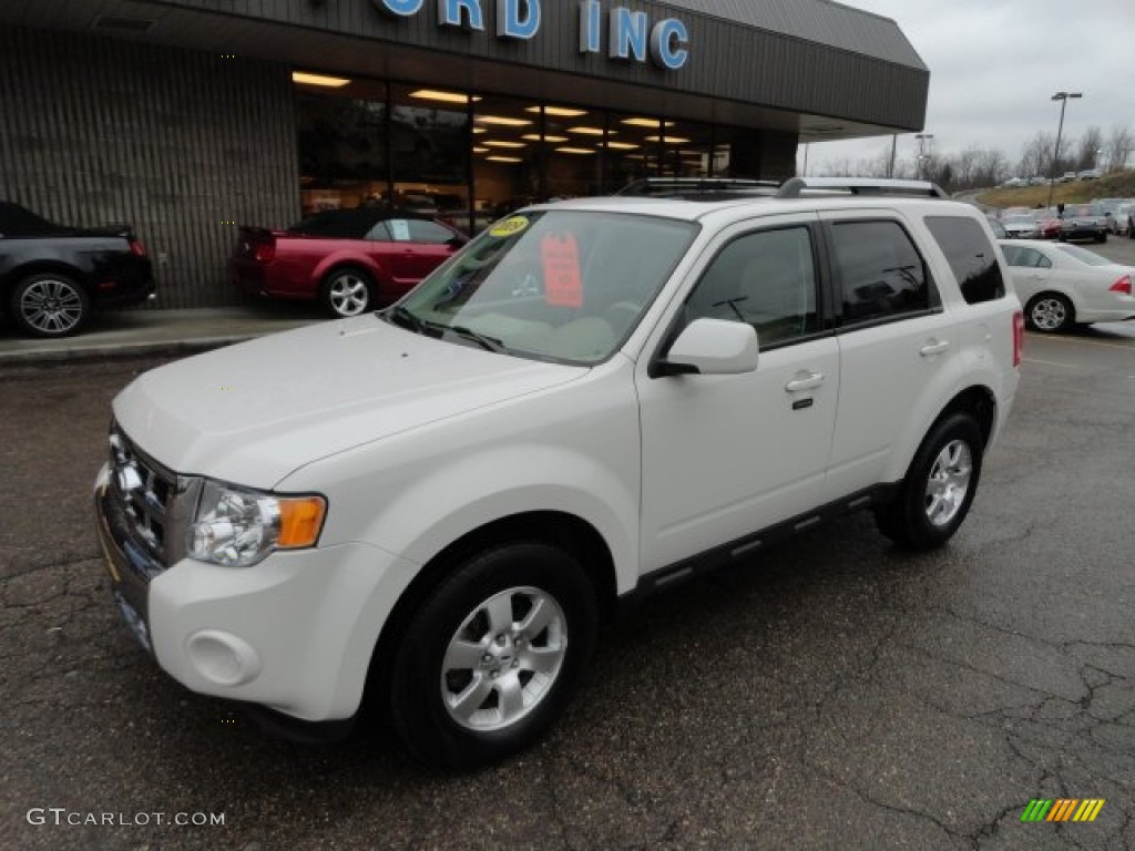 2009 Escape Limited 4WD - White Suede / Camel photo #8