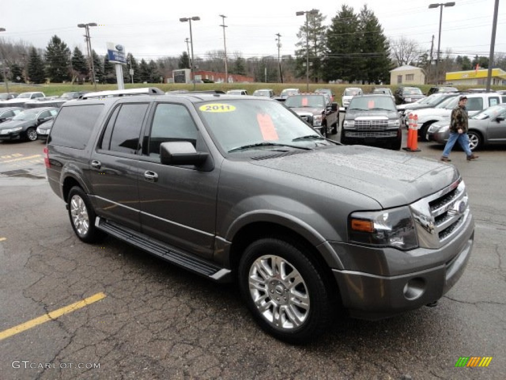 2011 Expedition EL Limited 4x4 - Sterling Grey Metallic / Charcoal Black photo #6