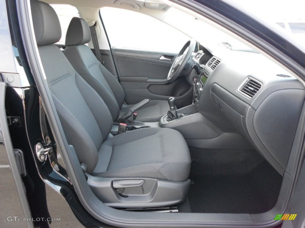 Titan Black Interior 2012 Volkswagen Jetta S Sedan Photo #59550474