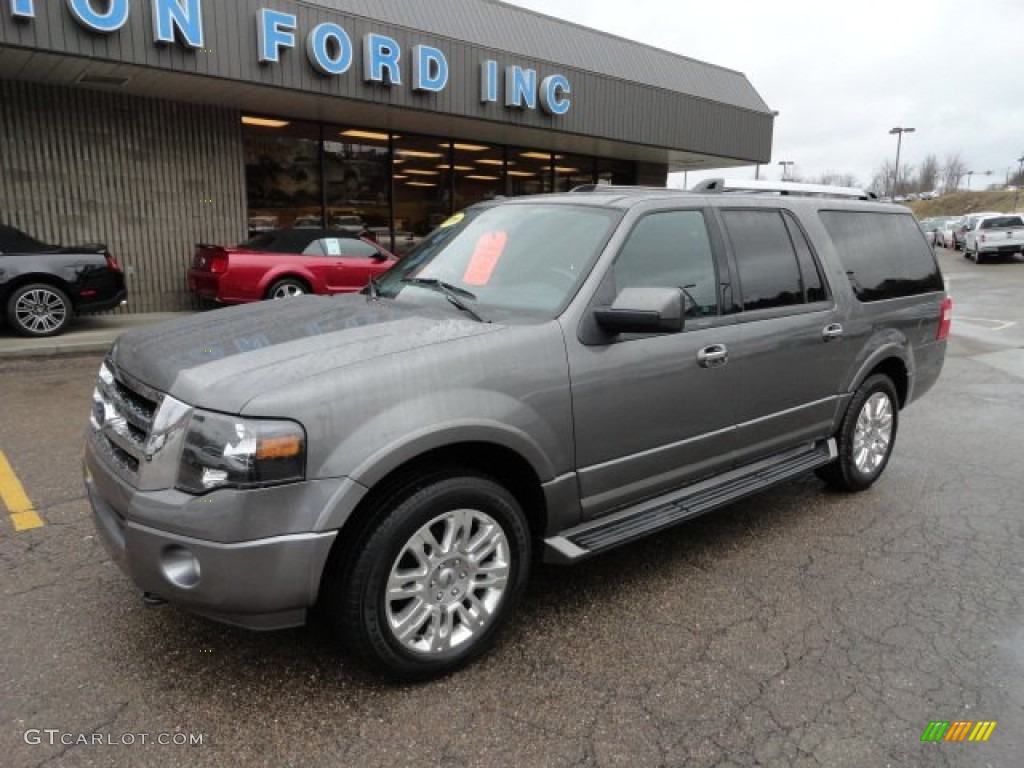 2011 Expedition EL Limited 4x4 - Sterling Grey Metallic / Charcoal Black photo #8