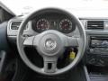Titan Black Steering Wheel Photo for 2012 Volkswagen Jetta #59550501