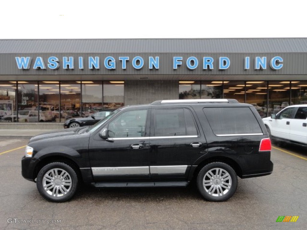 2008 Navigator Luxury 4x4 - Black / Charcoal Black photo #1