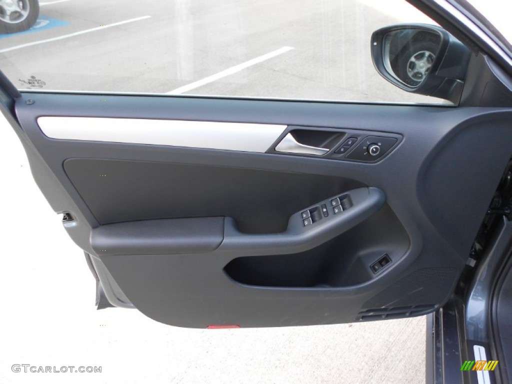2012 Volkswagen Jetta GLI Titan Black Door Panel Photo #59551281