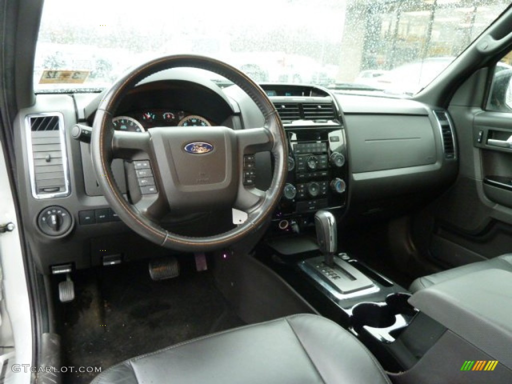 Charcoal Black Interior 2010 Ford Escape Xlt Sport Package